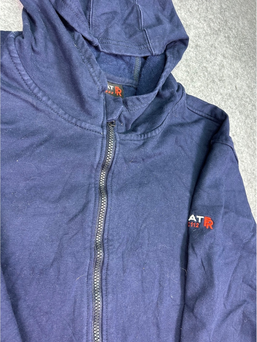 Ariat FR Hoodie Navy Blue Men XXL Cat 2 Flame Resistant Workwear Western